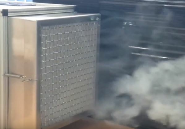 Air Scrubber Collecting Smoke in Restaurant Hero Mold Removal VA