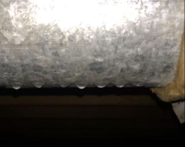 Moisture Dripping From Ductwork in Crawlspace Chesapeake VA Hero Mold Removal