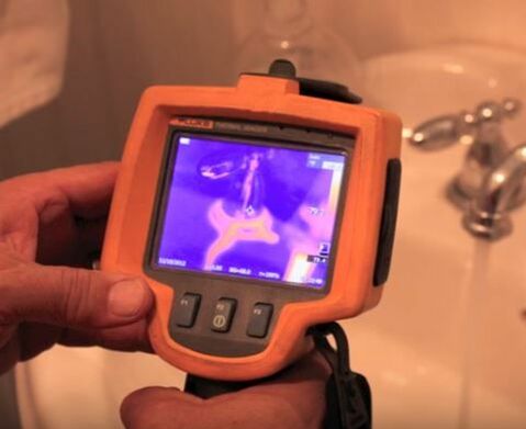 Infrared Camera Testing for Moisture Leaks Hero Mold Removal Williamsburg, VA